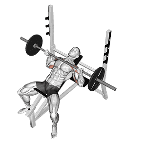 Reverse Grip Incline Bench Press demonstration